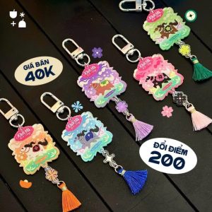 Merch Túc Tắc Tea - Móc khóa ngựa "Hí Hửng"