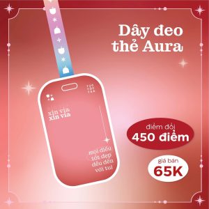 Merch Túc Tắc Tea - Dây đeo thẻ Aura