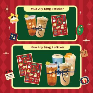 Túc Tắc Tea - Giáng xinh "dán" xinh
