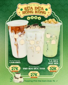 Túc Tắc Tea - Sữa dừa HongKong
